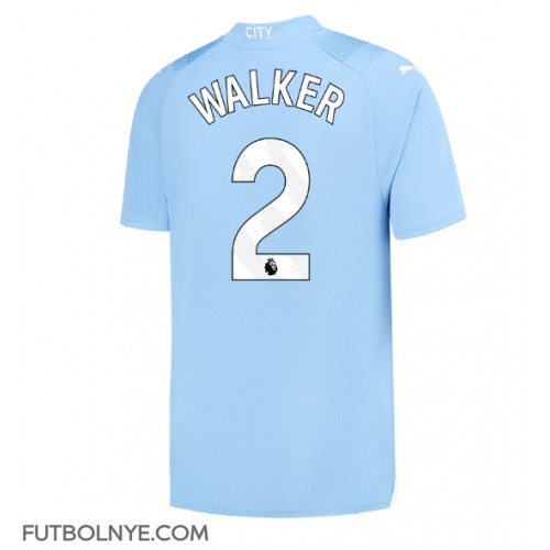 Camiseta Manchester City Kyle Walker #2 Primera Equipación 2023-24 manga corta